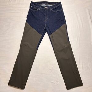 LL Bean Stretch Briar Jeans Womens 10 R Blue Denim Hunting Outdoor Workwear